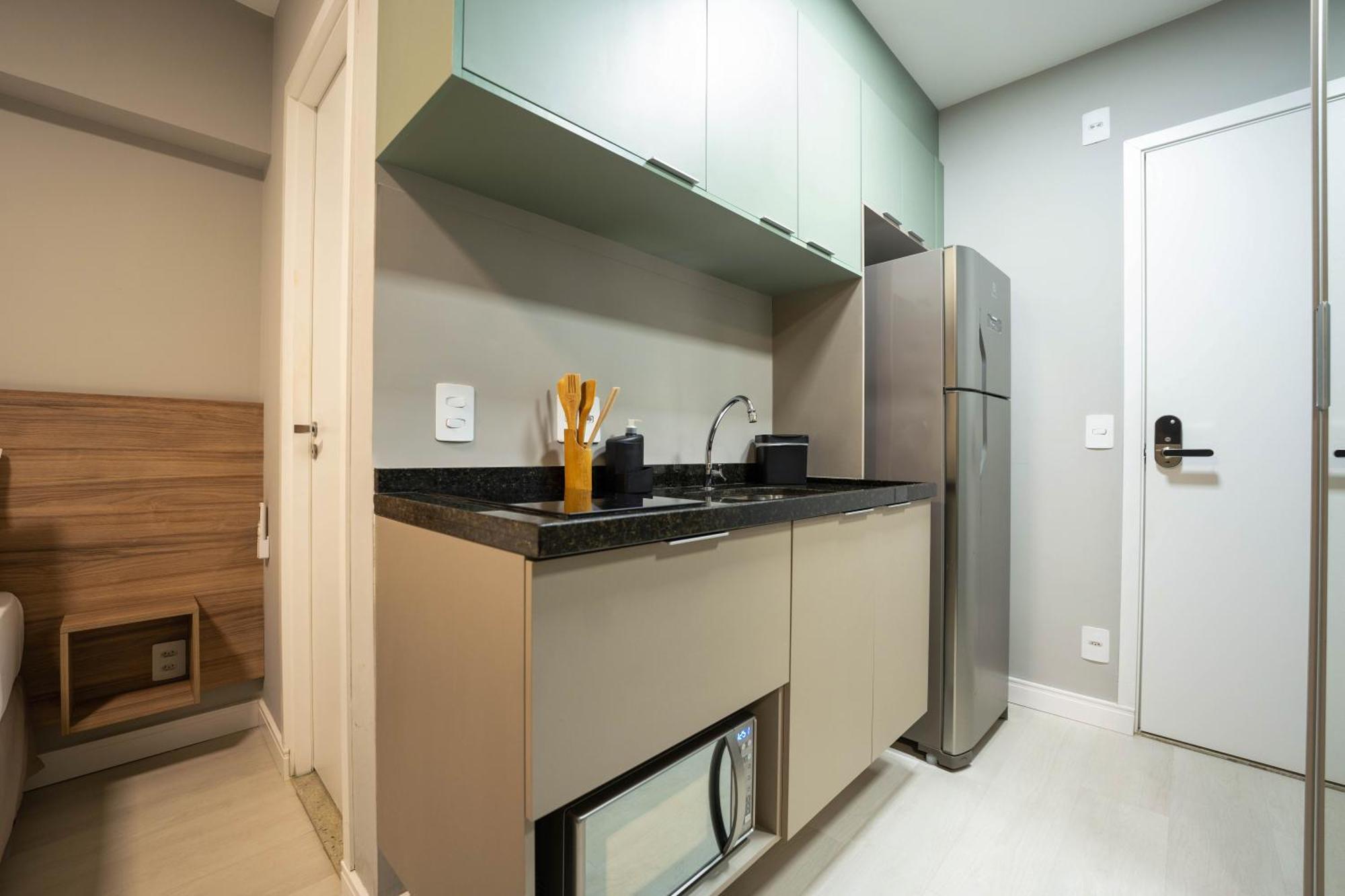 Apartamentos Studio Allure Moema - Com Cafe Da Manha Opcional, Recepcao E Valet 24 Horas Sao Paulo Oda fotoğraf
