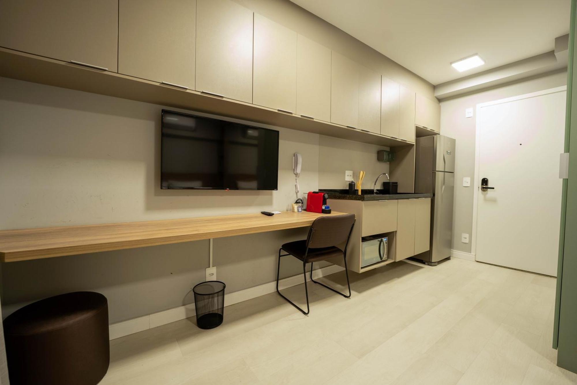 Apartamentos Studio Allure Moema - Com Cafe Da Manha Opcional, Recepcao E Valet 24 Horas Sao Paulo Oda fotoğraf