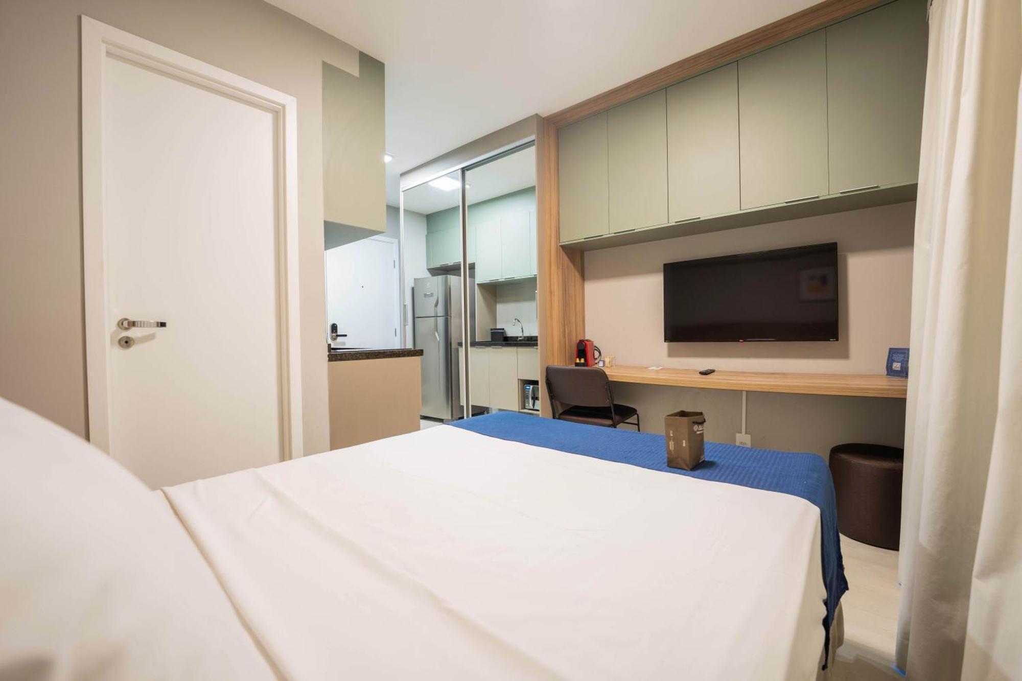 Apartamentos Studio Allure Moema - Com Cafe Da Manha Opcional, Recepcao E Valet 24 Horas Sao Paulo Oda fotoğraf
