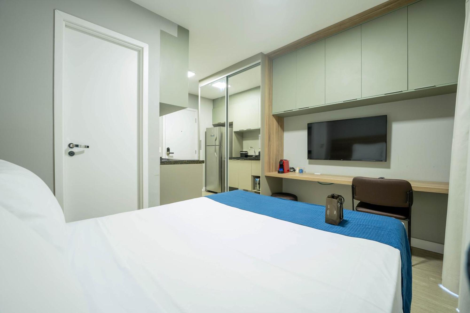 Apartamentos Studio Allure Moema - Com Cafe Da Manha Opcional, Recepcao E Valet 24 Horas Sao Paulo Oda fotoğraf